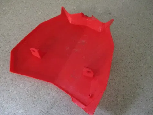 2022 HONDA CRF 125/110 FRONT NUMBER PLATE PLASTIC RED, FITS 19-24, M220