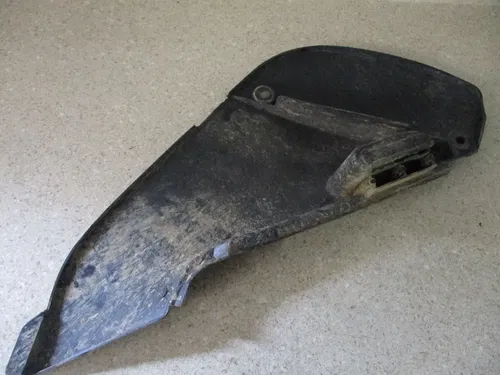 2007 KAWASAKI KLX 110 DRZ110 BLACK PLASTICS KIT SHROUDS PLATES FENDERS, M226