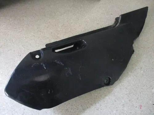 2007 KAWASAKI KLX 110 DRZ110 BLACK PLASTICS KIT SHROUDS PLATES FENDERS, M226