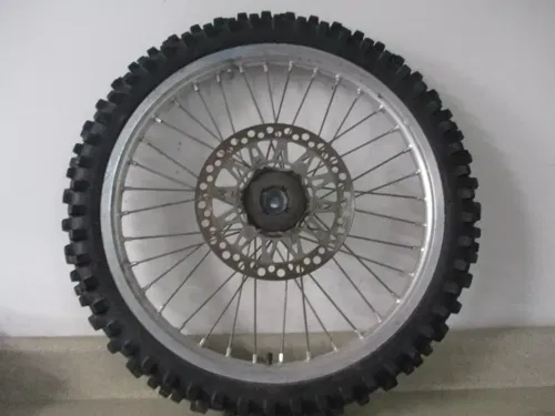 1990 SUZUKI RM 125 21" FRONT WHEEL RIM HUB COMPLETE W/ TIRE, FITS 89-95, M222