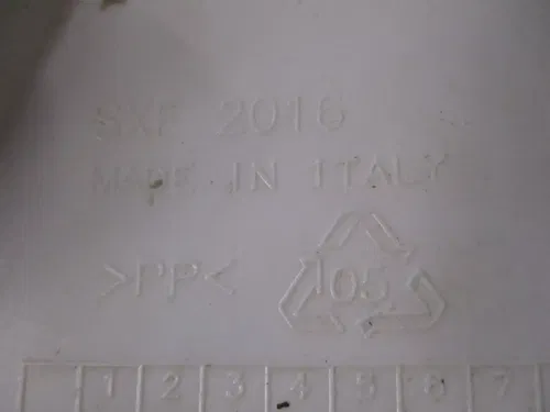 2016 KTM SXF UFO WHITE FRONT NUMBER PLATE PLASTIC, M211