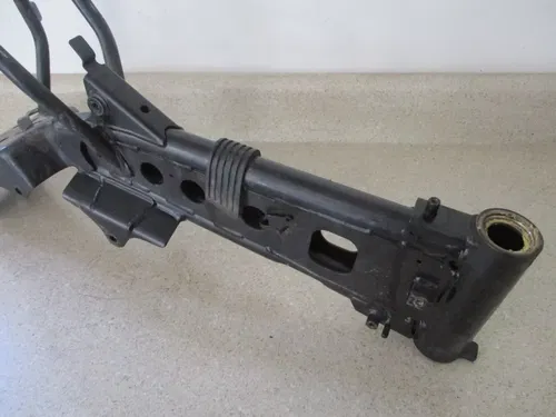 2007 KAWASAKI KLX110 DRZ110 POWDERCOATED BLACK FRAME CHASSIS, M187