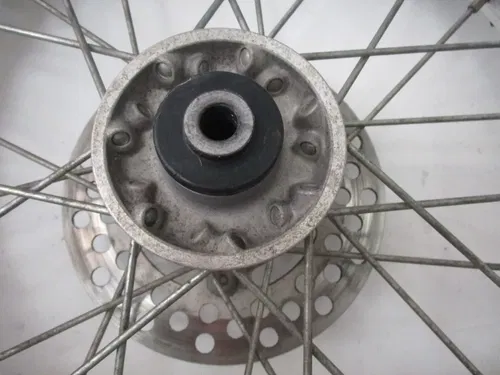 2005 KAWASAKI KX65 14" FRONT WHEEL RIM HUB COMPLETE, FITS ALL, M185