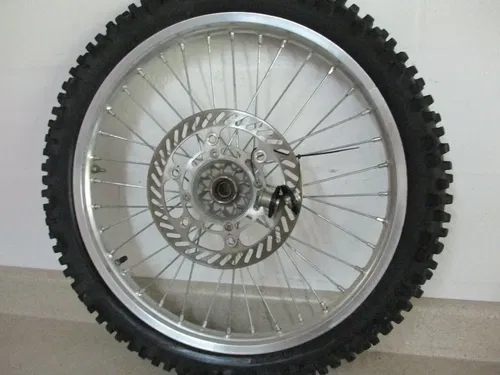 2005 SUZUKI RMZ 250 21" FRONT WHEEL W/ TIRE, FRONT RIM HUB, K4103-40018, MX48