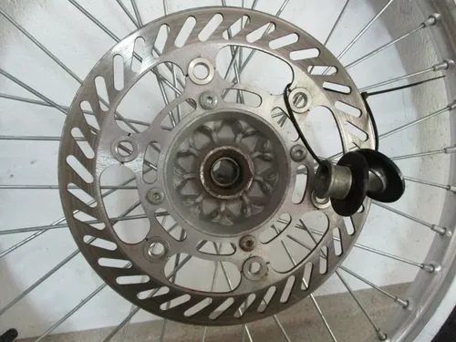 2005 SUZUKI RMZ 250 21" FRONT WHEEL W/ TIRE, FRONT RIM HUB, K4103-40018, MX48