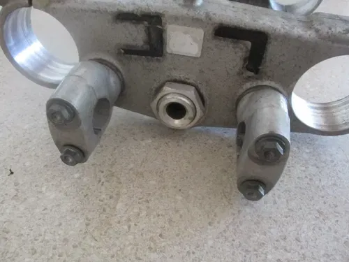 2003 HONDA CR125 OEM TRIPLE CLAMPS, TRIPLE TREES W/ MOUNTS, 53219-KZ4-J20, MX43