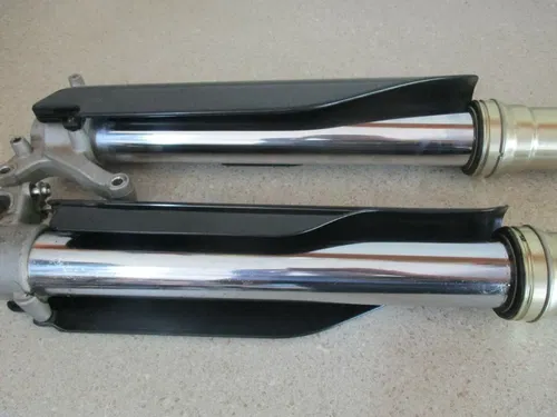 2009 SUZUKI RMZ450 SHOWA FRONT FORKS FORK TUBES LEFT RIGHT OEM, MX91