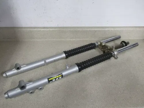 2004 SUZUKI DRZ 125L FRONT FORKS W/ BBR MOTORSPORTS HD SPRINGS, M152