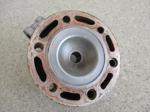 2001 HONDA CR250 CYLINDER HEAD, TOP CAP DOME OEM, 12201-KZ3-J10, MX63