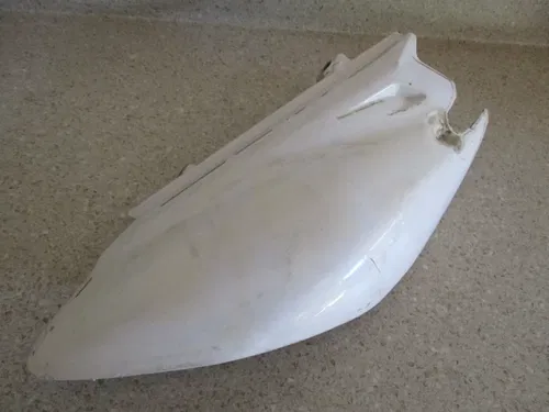 YAMAHA TTR 50 SIDE NUMBER PLATES PLASTICS LEFT RIGHT WHITE OEM, MX80