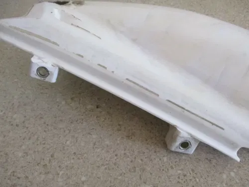 YAMAHA TTR 50 SIDE NUMBER PLATES PLASTICS LEFT RIGHT WHITE OEM, MX80