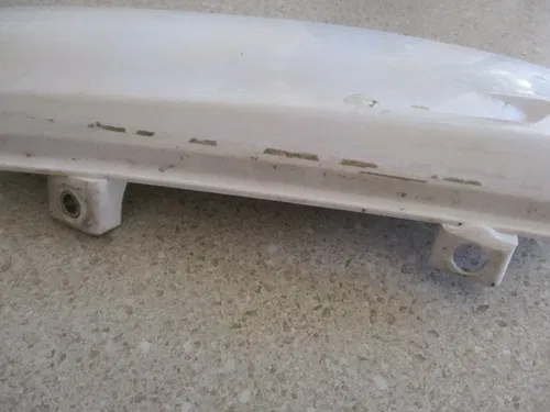 YAMAHA TTR 50 SIDE NUMBER PLATES PLASTICS LEFT RIGHT WHITE OEM, MX80