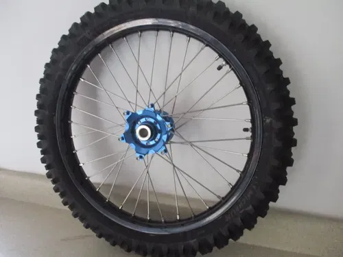 2018 YAMAHA YZ 250F DUBYA TALON 21" FRONT WHEEL BLACK W/ BLUE HUB, M188