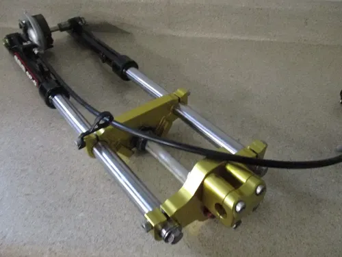 HONDA XR 50 CRF 50 BBR MOTORSPORTS SP5 FRONT FORKS W/ CLAMPS, FITS ALL, M235