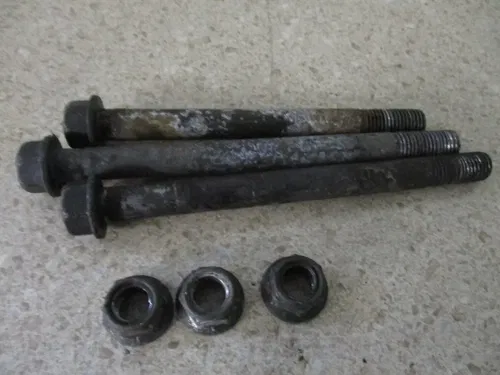 2008 KAWASAKI KLX 110 MOTOR MOUNT BOLTS ENGINE BOLTS NUTS, FITS ALL, M232