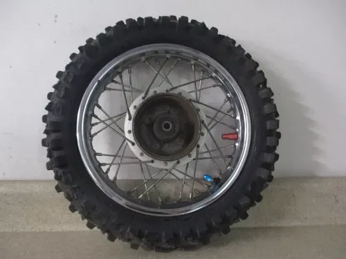 2008 KAWASAKI KL X 110 12" REAR WHEEL RIM W/ HUB COMPLETE, FITS ALL, M227