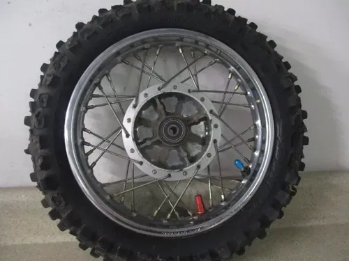 2008 KAWASAKI KL X 110 12" REAR WHEEL RIM W/ HUB COMPLETE, FITS ALL, M227