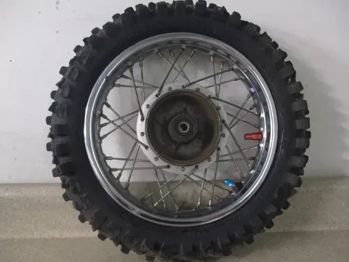 2008 KAWASAKI KL X 110 12" REAR WHEEL RIM W/ HUB COMPLETE, FITS ALL, M227
