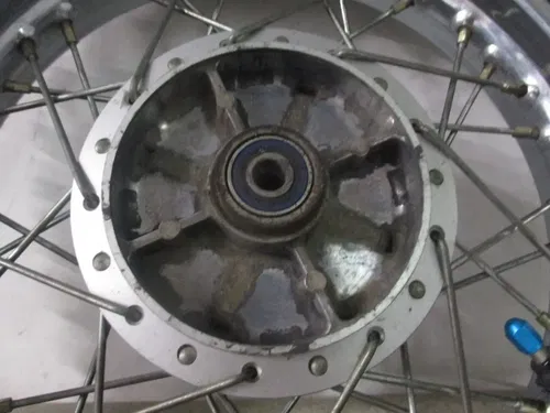 2008 KAWASAKI KL X 110 12" REAR WHEEL RIM W/ HUB COMPLETE, FITS ALL, M227
