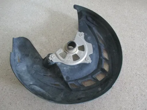 2013 KAWASAKI KX250F ACERBIS X-BRAKE BLACK FRONT DISC GUARD W/ MOUNT, M105