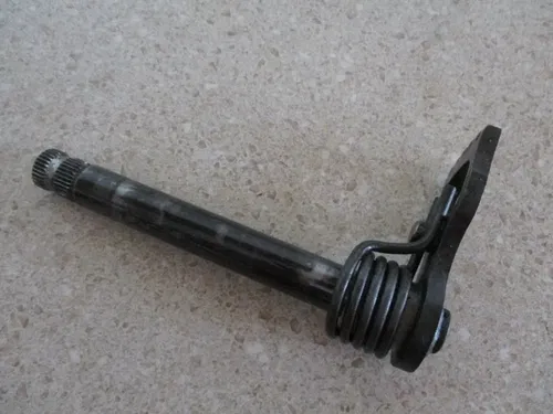 1990 SUZUKI RM250 SHIFT SHAFT ARM, GEAR SELECTOR SHAFT, 25510-28C30, MX79-1