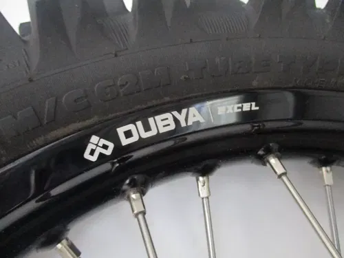 2018 YAMAHA YZ 250F DUBYA TALON 19" REAR WHEEL BLACK W/ BLUE HUB, M188
