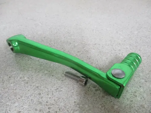 HONDA CRF50 GREEN SHIFT LEVER GEAR SELECTOR ARM W/ FOLDING TIP, M137