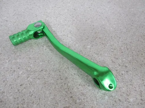 HONDA CRF50 GREEN SHIFT LEVER GEAR SELECTOR ARM W/ FOLDING TIP, M137