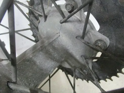 2000 YAMAHA YZ 125 19" REAR WHEEL RIM HUB W/ TIRE, BACK RIM, M148