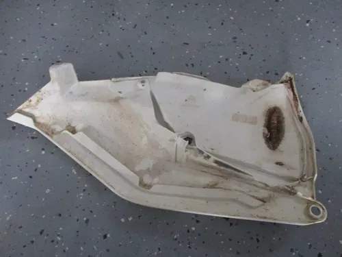 2018 KTM 250 XCF WHITE SIDE NUMBER PLATE PLASTICS AIRBOX SIDE COVER, M160