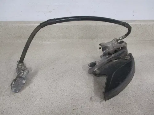 2016 KAWASAKI KX250F REAR BRAKE ASSEMBLY CALIPER MASTER COMPLETE WORKING, M143