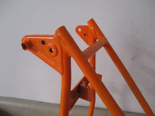 2002-2009 KAWASAKI KLX110 DRZ110 POWDERCOATED FLO NEON ORANGE FRAME CHASSIS, MSC
