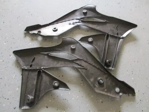 2013 KAWASAKI KX250F ACERBIS BLACK PLASTICS KIT SHROUDS PLATES FENDERS, MSC