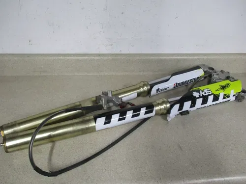 2012 SUZUKI RMZ450 SHOWA FRONT FORK TUBES, FRONT FORKS, M150