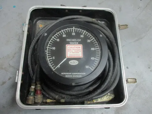 Barco Water Depth Gauge Tester Vintage Home Decor Industrial Design Meter