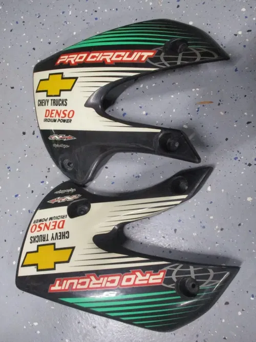2006 KAWASAKI KLX 110 UFO BLACK PLASTICS w/ PRO CIRCUIT TEAM GRAPHICS, M229