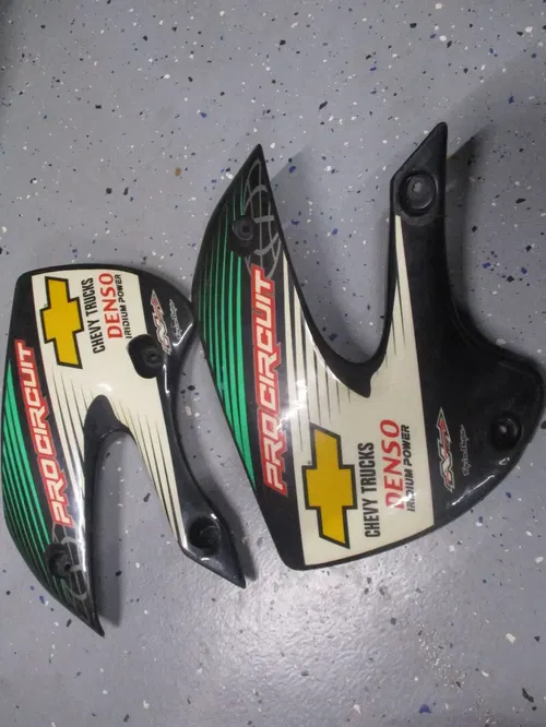 2006 KAWASAKI KLX 110 UFO BLACK PLASTICS w/ PRO CIRCUIT TEAM GRAPHICS, M229