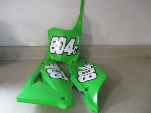 ACERBIS GREEN PLASTIC NUMBER PLATES KIT KAWASAKI KX 450 2022, MSC2