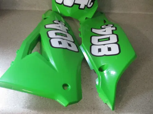 ACERBIS GREEN PLASTIC NUMBER PLATES KIT KAWASAKI KX 450 2022, MSC2