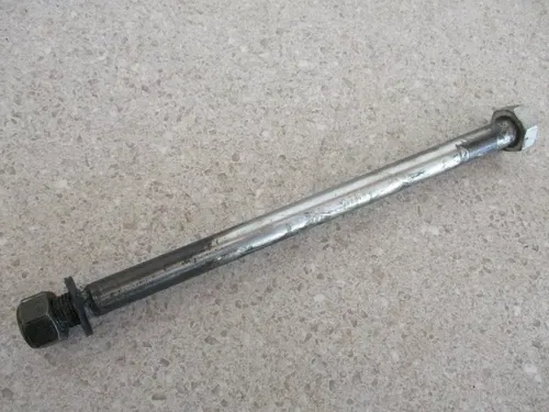 2007 YAMAHA TTR125LE SWINGARM SHAFT PIVOT BOLT NUT OEM, 1B2-F2141-00-00, MX60