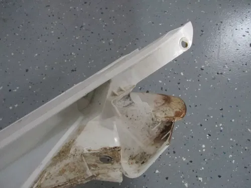 2018 KTM 250 XCF WHITE REAR FENDER PLASTIC, M160