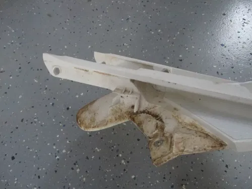 2018 KTM 250 XCF WHITE REAR FENDER PLASTIC, M160