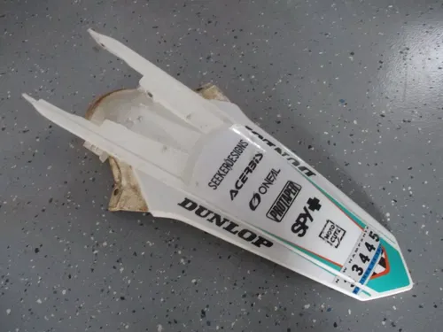 2018 KTM 250 XCF WHITE REAR FENDER PLASTIC, M160