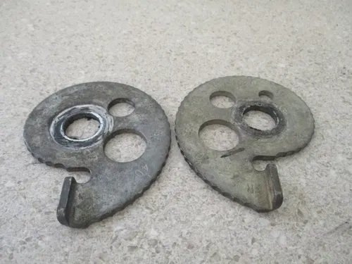 2003 HONDA CRF 150F REAR CHAIN ADJUSTER DIALS, FITS ALL, M170