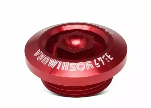 YOSHIMURA BILLET CRANK INSPECTION PLUG RED RMZ/KX MSC