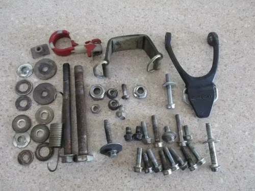 2012 SUZUKI RM85 MISC BOLT KITS, BOLTS NUTS HARDWARE, MX89