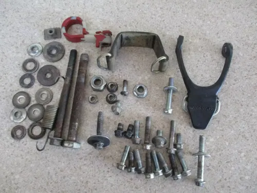 2012 SUZUKI RM85 MISC BOLT KITS, BOLTS NUTS HARDWARE, MX89