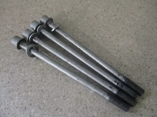 2009 KAWASAKI KLX 250S CYLINDER HEAD BOLTS NUTS COMPLETE SET, FITS 09-20, M213