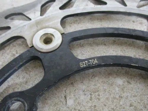 2012 KAWASAKI KX250F DRIVEN 270mm FRONT BRAKE ROTOR W/ MOUNT, S27-704, M107