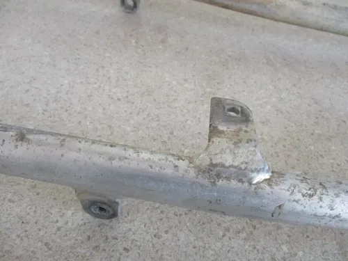 2007 HONDA CRF250R SUBFRAME, SUB FRAME SEAT BRACKET REAR, 50200-KRN-850, MX56